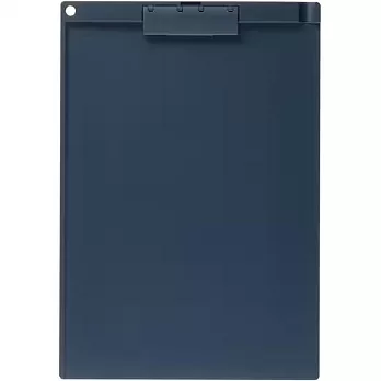 KOKUYO 薄型靜音板夾A4- 直式深藍