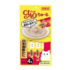 CIAO 啾嚕肉泥-雞肉+日本蟹 14g*4入 (4SC-76)