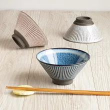 【Tojiki Tonya】美濃燒｜扇形陶瓷飯碗12cm