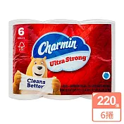 Charmin超強韌捲筒衛生紙(220張x6捲/串)
