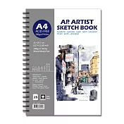 AP A4 多功能速寫本(側翻鐵圈)