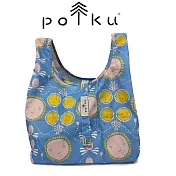 Polku -北歐極簡系列-可愛清新收納購物袋 向日葵日光浴