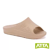 ATTA 40厚均壓散步拖鞋 US6 奶茶