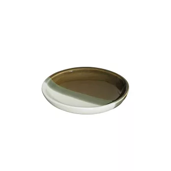 【co-bo-no】Bicolor雙色濃釉陶瓷小皿8cm ‧ 橄欖綠