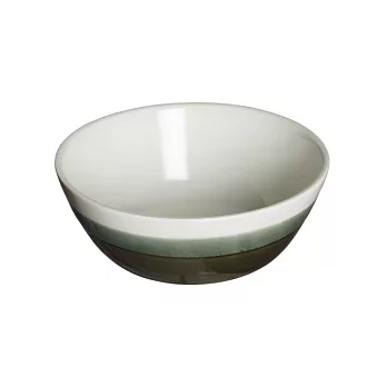 【co-bo-no】Bicolor雙色濃釉陶瓷餐碗13cm ‧ 橄欖綠