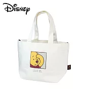 【日本正版授權】迪士尼 帆布手提袋 便當袋/午餐袋 - 小熊維尼