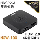 INTOPIC 廣鼎 HDMI一對二雙向切換器(HSW-100)