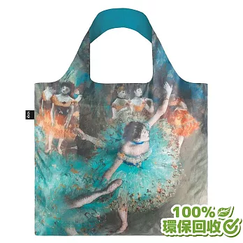 LOQI 防水購物袋 - 博物館系列 (綠色舞者 EDSDR)