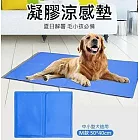 寵物冰涼墊 凝膠涼感墊 睡墊 藍色 M號(50*40cm中小型犬)