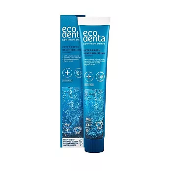 Eco denta 天然礦泉水 再礦化牙膏 75ml