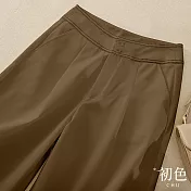 【初色】夏季薄款五分短褲西裝褲-共3色-67819(M-2XL可選) 2XL 卡其