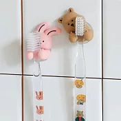 【韓國Dailylike】My Buddy造型吸盤牙刷架 ‧ 兔兔