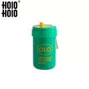 【HOLOHOLO】TONTON PRO 316不鏽鋼吸管保溫杯(380ml/4色) 萊姆綠