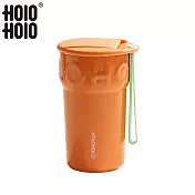 【HOLOHOLO】ICE CREAM 甜筒陶瓷咖啡保溫杯（390ml／7色） 落日甜橙 (橘)