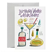【Card Nest 】Vodka Milkshake 生日卡＃C1036