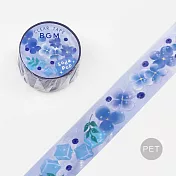 【BGM】PET透明裝飾膠帶 蘇打系列 ‧ 藍莓