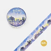 【BGM】和紙膠帶 寬版金箔Life系列 ‧ 流星城市