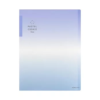 KOKUYO Pastel Cookie Sora 26孔活頁本U罫40枚B5- 紫藍