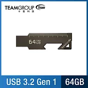 TEAM 十銓 T183 64GB 工具碟 USB 3.2 Gen1 金屬鍛造、磁吸隨身碟 (防水+終身保固)
