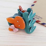 【PinkyPinky Boutique】可愛小兔兔 瀏海小水鑽抓夾 (藍色)