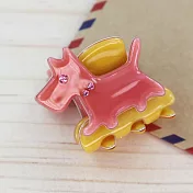 【PinkyPinky Boutique】可愛小馬 瀏海小水鑽抓夾 (粉紅色)