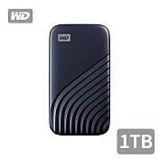 WD My Passport SSD 1TB USB 3.2 外接SSD 藍