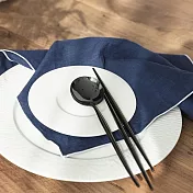 【韓國Ssueim】Marja Kurki 不鏽鋼餐具2件組(湯匙+筷子) ‧ 極簡黑
