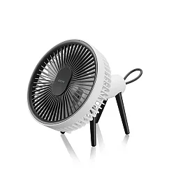 【KINYO】7吋無線遙控充電風扇|桌扇|無刷風扇|靜音風扇 UF─7075 黑咩羊