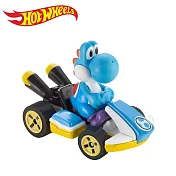 【正版授權】瑪利歐賽車 風火輪小汽車 玩具車 超級瑪利/瑪利歐兄弟 - 藍色耀西