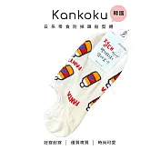 Kankoku韓國 日系零食防掉跟船型襪 * FANTA