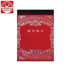 TSUBAME MEMO B7 筆記本 60枚入 橫格(紅)