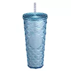 [星巴克]24OZScale藍TOGO冷水杯
