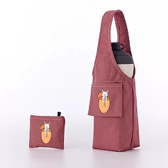 YCCT 環保飲料提袋包覆款 ─ 煙燻粉兔子