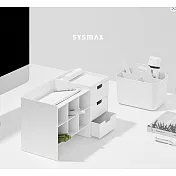 韓國原裝 SYSMAX〔希思美〕蜂巢式桌面抽屜收納置物架2.0 (白)