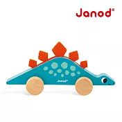 【法國Janod】恐龍夢公園-恐龍小車- 劍龍