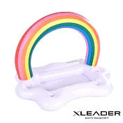【Leader X】網紅爆款 水上派對彩虹拱門雲朵吧 充氣造型氣墊