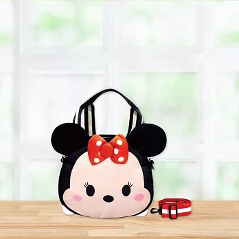 【Disney迪士尼】迪士尼立體親子造型帆布包 - 小款 米妮