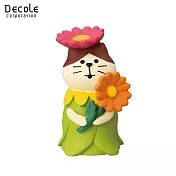 【DECOLE】concombre 花花國裡的愛麗絲 花花貓 非洲菊