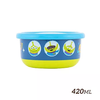 【HOUSUXI 舒熙】迪士尼 玩具總動員系列-三眼怪-不鏽鋼雙層隔熱碗420ml