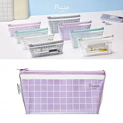 KOKUYO PiiiP Light 透明筆袋 ─薰衣草粉