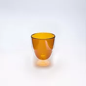 smith&hsu 曲線雙層玻璃杯 / 琥珀 250ml