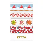【HITOTOKI】KITTA 隨身攜帶和紙膠帶 可撕式 甜點 (東出桂奈設計款) (KITM001)