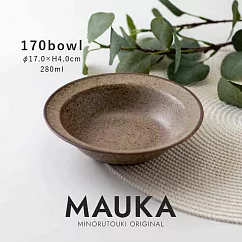 【Minoru陶器】Mauka復古陶瓷餐碗280ml ‧ 卡其棕