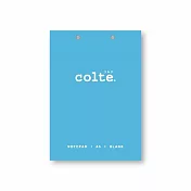 colte 上掀式筆記本 A5 100P （148x210mm）橫條 藍