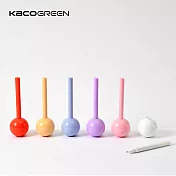 KACO 繽紛棒棒糖大容量桌上型0.5mm中性筆6入組