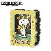 【日本正版授權】紙劇場 史努比 紙雕模型/紙模型/立體模型 Snoopy/PEANUTS PAPER THEATER - A款
