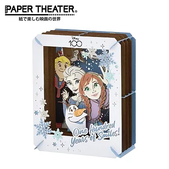 【日本正版授權】紙劇場 迪士尼 100周年 紙雕模型/紙模型/立體模型 PAPER THEATER - 冰雪奇緣