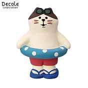 【DECOLE】 concombre 歡迎來到CONCOM島  小胖胖游泳圈貓貓