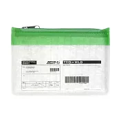 【Wrap Pack】氣泡袋造型卡片收納袋 ‧ 綠色