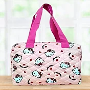 【三麗鷗 Sanrio】手提側背兩用車線醫生包-凱蒂貓 粉色